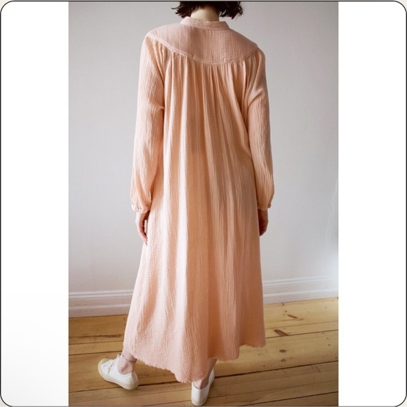 Sz 3/L RAQUEL ALLEGRA Serenity Midi Dress Size: L Raquel Allegra - Picture 14 of 15